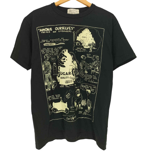 シュガーケーン SUGAR CANE 1920's CARTOON T-SHIRT AMONG OURSELVES カートゥーン Tシャツ メンズ JPN:M