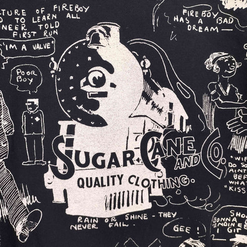 シュガーケーン SUGAR CANE 1920's CARTOON T-SHIRT AMONG OURSELVES カートゥーン Tシャツ メンズ JPN:M