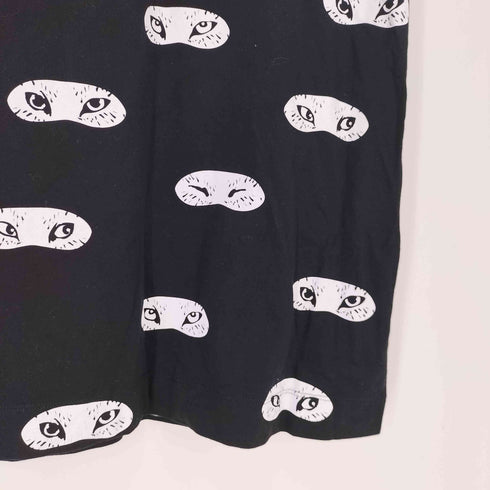 メゾンキツネ MAISON KITSUNE 猫 プリント ノースリーブ チュニック ワンピース レディース JPN:S