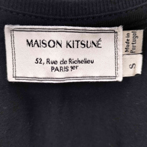 メゾンキツネ MAISON KITSUNE 猫 プリント ノースリーブ チュニック ワンピース レディース JPN:S
