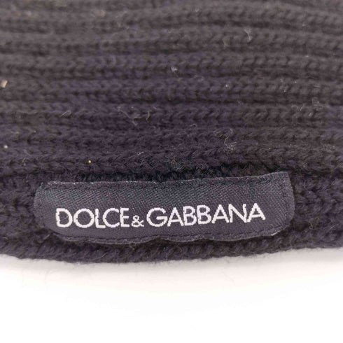 ドルチェアンドガッバーナ DOLCE&GABBANA イタリア製 ウール ニットキャップ メンズ