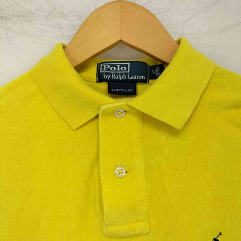 ポロバイラルフローレン Polo by RALPH LAUREN ポニー刺繍 パイル地 半袖 ポロシャツ メンズ import:XS