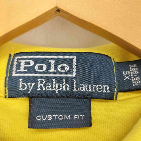 ポロバイラルフローレン Polo by RALPH LAUREN ポニー刺繍 パイル地 半袖 ポロシャツ メンズ import:XS