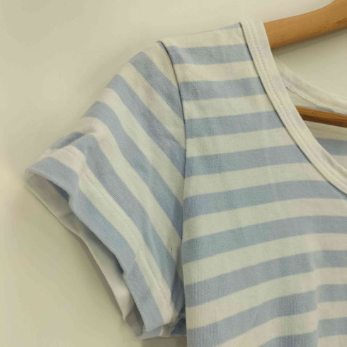 アニエスベー agnes b. クルーネック S/S ボーダー Tシャツ レディース US:0-2