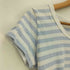 アニエスベー agnes b. クルーネック S/S ボーダー Tシャツ レディース US:0-2