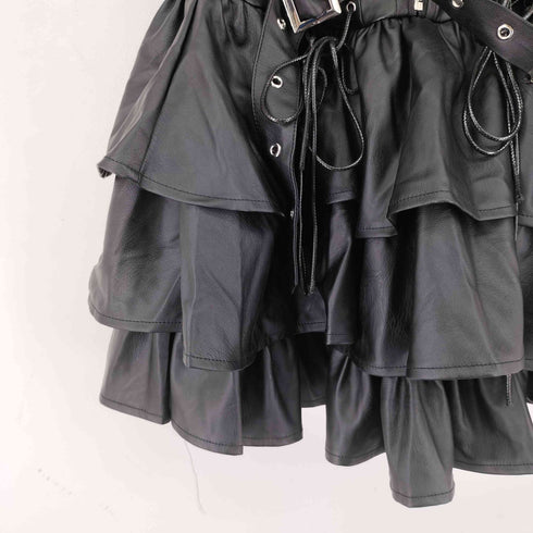 IMVAL Cross Belt Leather Dress クロスベルトレザードレス レディース FREE