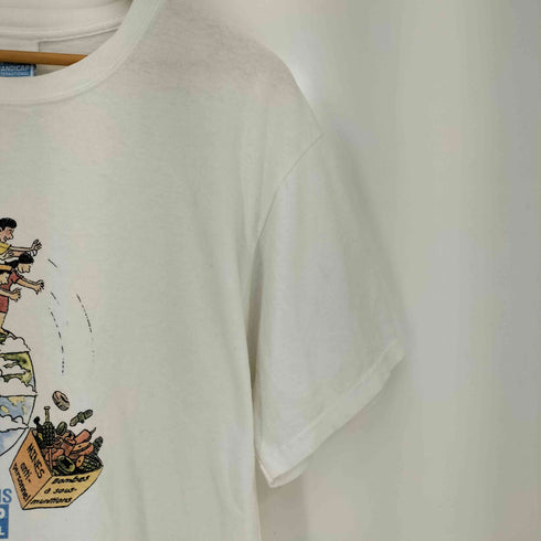 YAZ BEK 90-00s JE SOUTIENS HAND INTERNATIONAL フロントプリント Tシャツ メンズ import:L