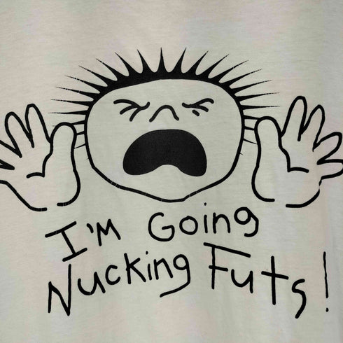 PRE-SHRUNK ULTRA by Sogo 90-00s I’M Going Nucking Futs プリント 半袖tシャツ メンズ import:XL