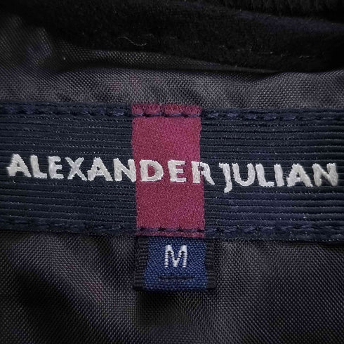 アレキサンダージュリアン ALEXANDER JULIAN スエード スウィングトップ ジップアップジャケット メンズ import:M