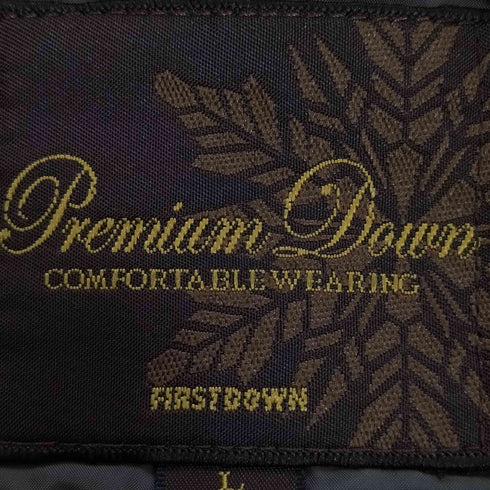 ファーストダウン FIRST DOWN PREMIUM DOWN ダウンベスト メンズ JPN:L