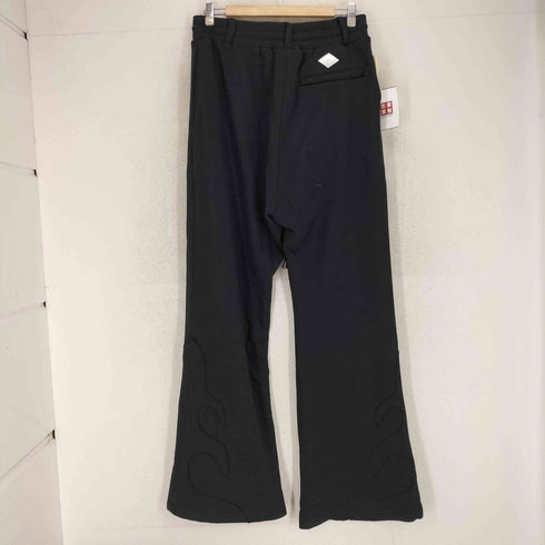 エルコンダクター el conductorH COTTON WESTERN SWITCH TRACK TROUSERS スウェット フレア パンツ メンズ 2