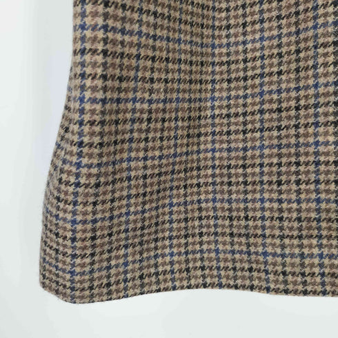 トラディショナルウェザーウェア Traditional Weatherwear FUDGE 15周年記念モデル COSWAY 千鳥格子 ステンカラーコート メンズ 38