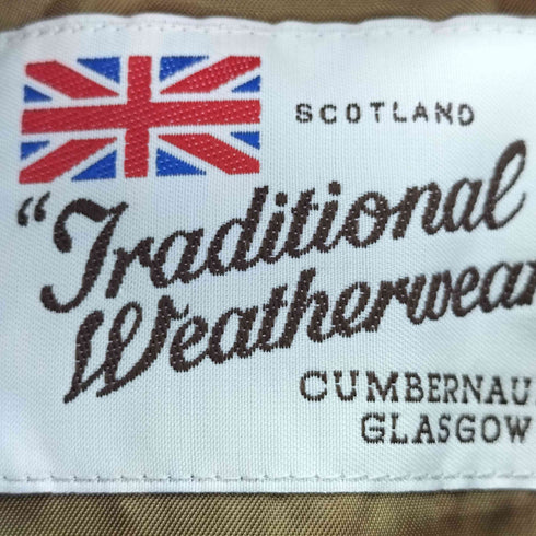 トラディショナルウェザーウェア Traditional Weatherwear FUDGE 15周年記念モデル COSWAY 千鳥格子 ステンカラーコート メンズ 38
