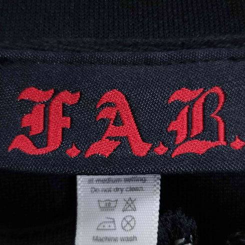F.A.B. バックプリント トラックジャケット メンズ import:L