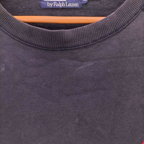 ポロバイラルフローレン Polo by RALPH LAUREN 90s ポニー刺繍 ラグラン クルーネック スウェット トレーナー メンズ 4L