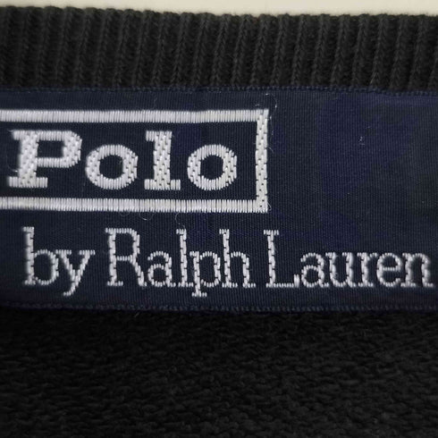 ポロバイラルフローレン Polo by RALPH LAUREN 90s ポニー刺繍 ラグラン クルーネック スウェット トレーナー メンズ 4L