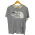 ノースフェイスパープルレーベル THE NORTH FACE PURPLE LABEL ロゴ プリント ボーダー クルーネック Tシャツ メンズ import:L