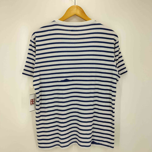 ノースフェイスパープルレーベル THE NORTH FACE PURPLE LABEL ロゴ プリント ボーダー クルーネック Tシャツ メンズ import:L