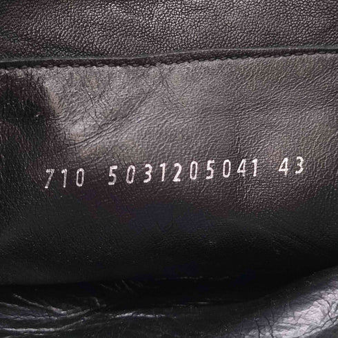 アルフレッドバニスター alfredoBANNISTER VERO CUOIO センタージップ ダブルストラップ レザー ブーツ y2k メンズ EUR:43