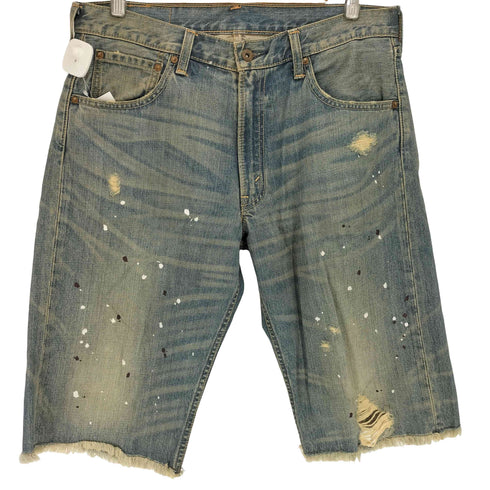 リーバイス Levis 00S 503 ローライズ・リラックスフィット・ショートパンツ / ペインテッドライト / 12.5ozデニム メンズ US:34-35
