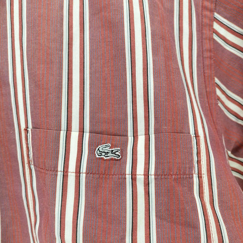 ラコステ LACOSTE ストライプ BDシャツ メンズ 43