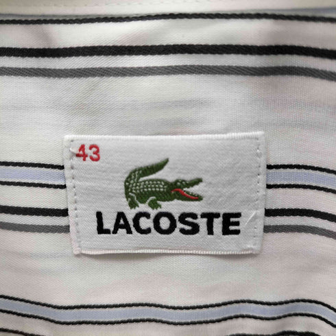 ラコステ LACOSTE ストライプ BDシャツ メンズ 43