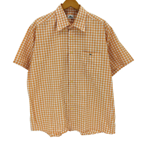 ラコステ LACOSTE チェック BDシャツ メンズ 43