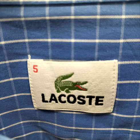ラコステ LACOSTE チェック BDシャツ メンズ 5