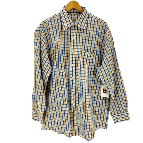 ブルックスブラザーズ BROOKS BROTHERS 1818 チェック BDシャツ メンズ import:L