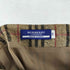 バーバリーブルーレーベル BURBERRY BLUE LABEL ノバチェック シルク100 ミニスカート レディース JPN:38