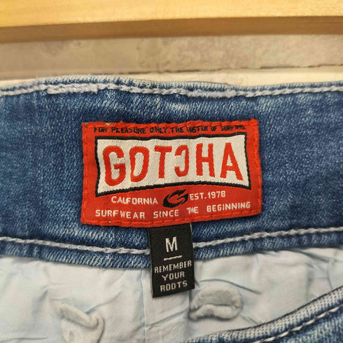 ガッチャ GOTCHA Y2K レタリング ストレッチ デニムパンツ メンズ M