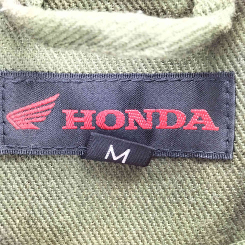 企業ロゴ 刺繍 ライディングジャケット メンズ M