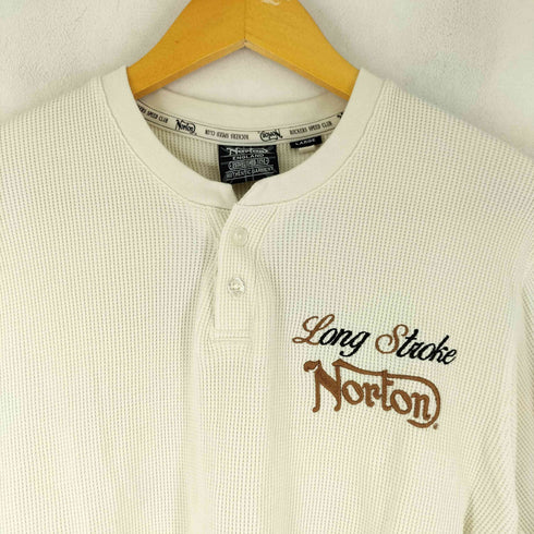 ノートン NORTON サーマル ヘンリーネック ロンT メンズ import:L
