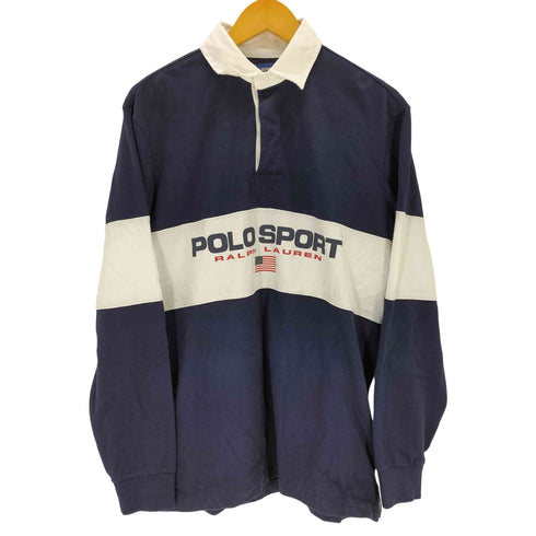 ポロスポーツラルフローレン POLO SPORT RALPH LAUREN Classic Fit Polo Sport Rugby Shirt クラシックフィット ポロスポーツ ラガーシャツ メンズ M