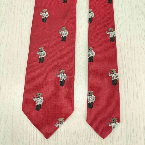 ポロラルフローレン POLO RALPH LAUREN ポロベア 刺繍 シルクネクタイ メンズ