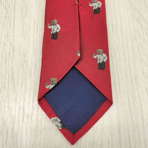 ポロラルフローレン POLO RALPH LAUREN ポロベア 刺繍 シルクネクタイ メンズ