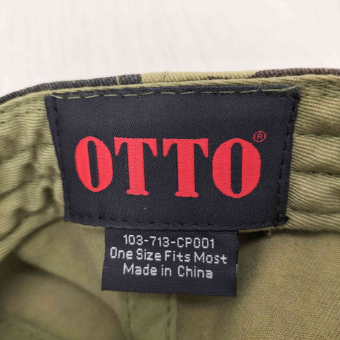オット otto HOMERUN 刺繍 迷彩 6パネルキャップ メンズ ONE SIZE