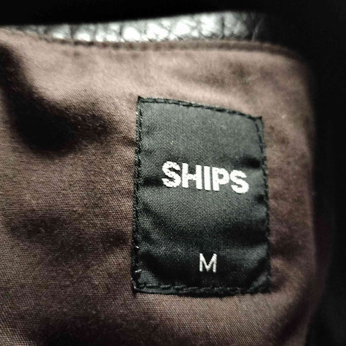 シップス SHIPS カウレザー テーラードジャケット メンズ JPN:M