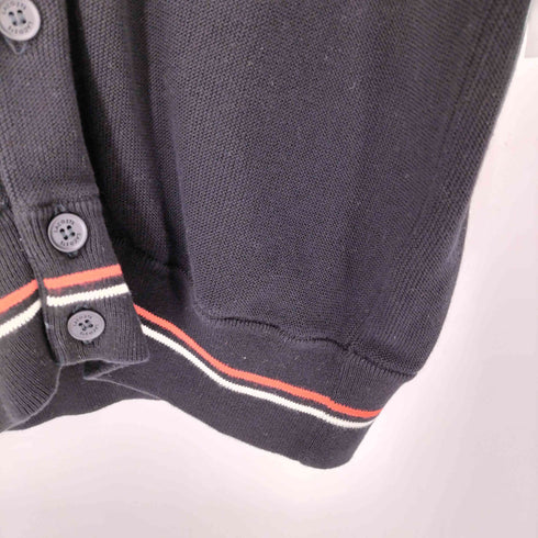 ラコステ LACOSTE リブニットステッチコットンニットカーディガン メンズ M