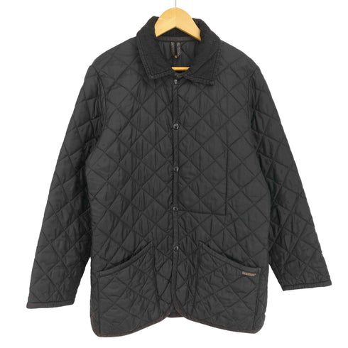 ラベンハム LAVENHAM コーデュロイ襟 ナイロンキルティングジャケット メンズ UK:40