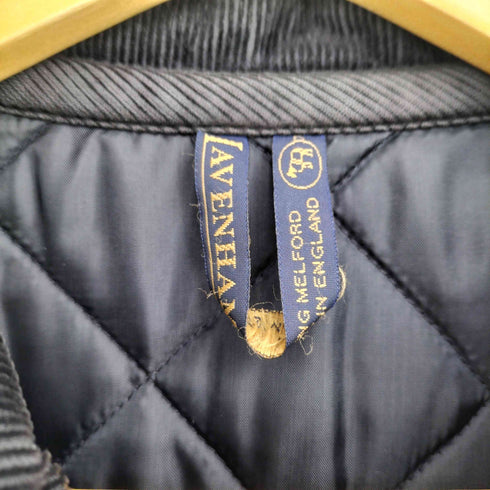 ラベンハム LAVENHAM コーデュロイ襟 ナイロンキルティングジャケット メンズ UK:40