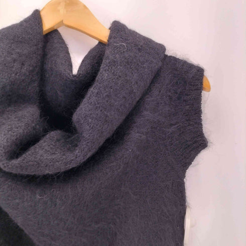 ヨウジヤマモト Yohji Yamamoto WOOL BLEND KNIT ウール混 クルーネックニット レディース 2