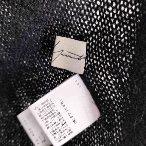 ヨウジヤマモト Yohji Yamamoto WOOL BLEND KNIT ウール混 クルーネックニット レディース 2