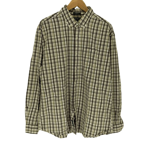 エディーバウアー Eddie Bauer ボタンダウンロングスリーブチェックシャツ メンズ JPN:L
