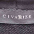 シヴァーライズ CIVARIZE ダブルジップ 切替 スウェット ロング パーカー Y2K メンズ