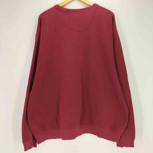 ナイキ NIKE 00S メキシコ製 スウッシュ ロゴ 前Vガゼット クルーネック スウェット メンズ import:XXL