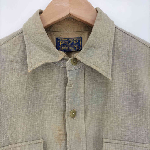 ペンドルトン PENDLETON 60S シャドウチェック ボードシャツ メンズ 15