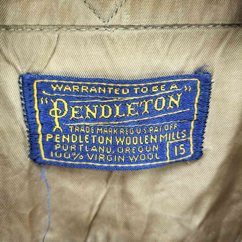 ペンドルトン PENDLETON 60S シャドウチェック ボードシャツ メンズ 15