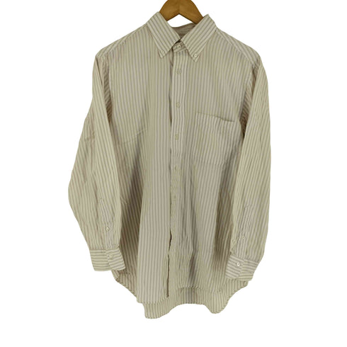 メーカーズシャツカマクラ Makers Shirt 鎌倉 ストライプ柄 ボタンダウンシャツ メンズ 16 1/2-33