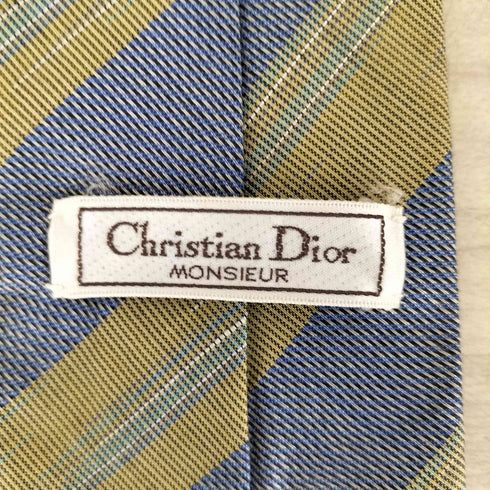 クリスチャンディオール Christian Dior ストライプネクタイ メンズ